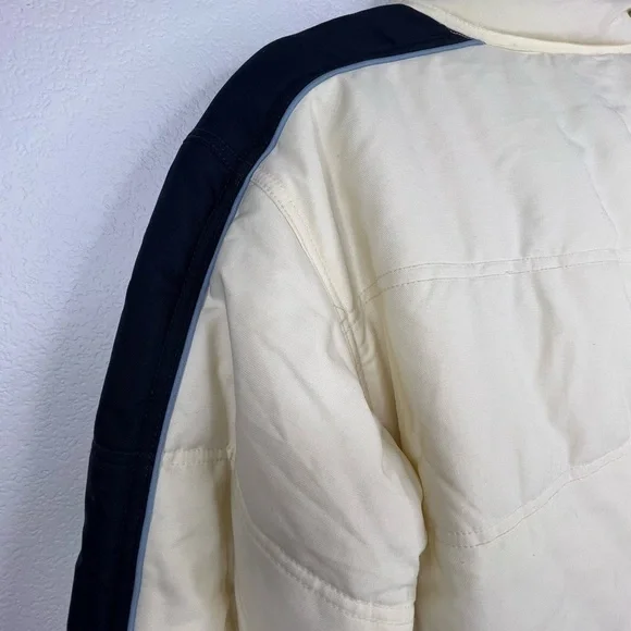 Kool! Italian Puffer Jacket White Milan Designer Winter Women’s Medium EUC - Picture 11 of 16